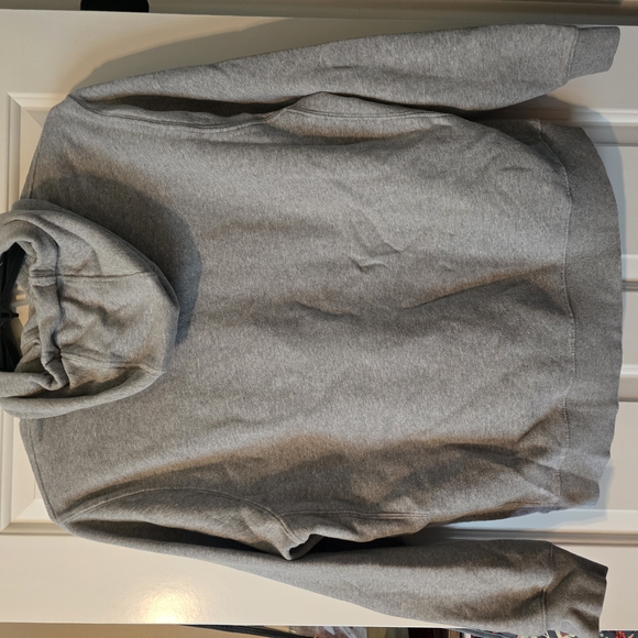 Nike Men's Club Fleece Gray Hoodie - Picture 2 of 5